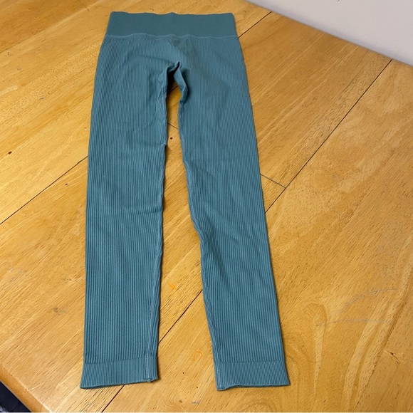 NEW Women Medium Oxidized Green Leggings High Rise Size XS - Picture 4 of 7